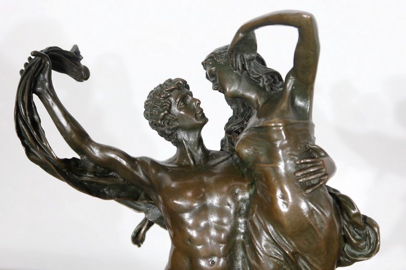  Bronze « Couple De Danseurs Enlacés », De Sartorisio - 1900 -photo-1