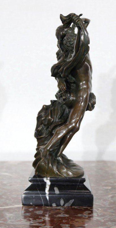  Bronze « Couple De Danseurs Enlacés », De Sartorisio - 1900 -photo-3
