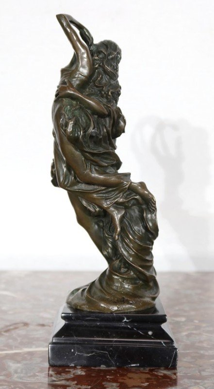 Bronze « Couple De Danseurs Enlacés », De Sartorisio - 1900 -photo-4