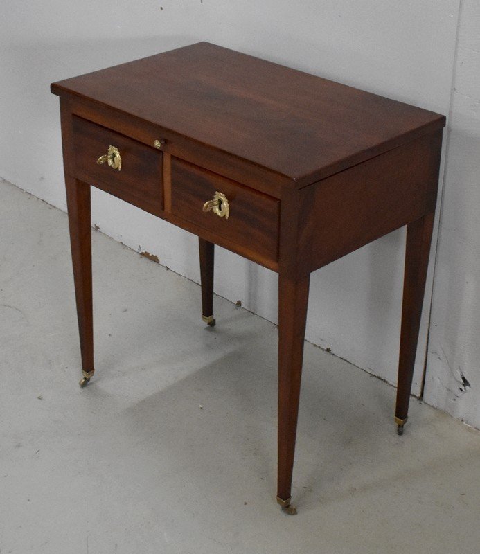  Poudreuse En Acajou, époque Louis XVI – Fin XVIIIe -photo-4