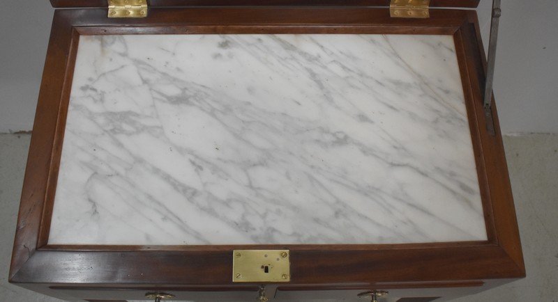  Poudreuse En Acajou, époque Louis XVI – Fin XVIIIe -photo-4