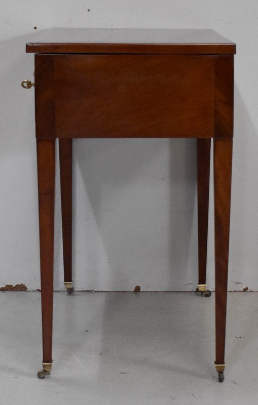  Poudreuse En Acajou, époque Louis XVI – Fin XVIIIe -photo-6
