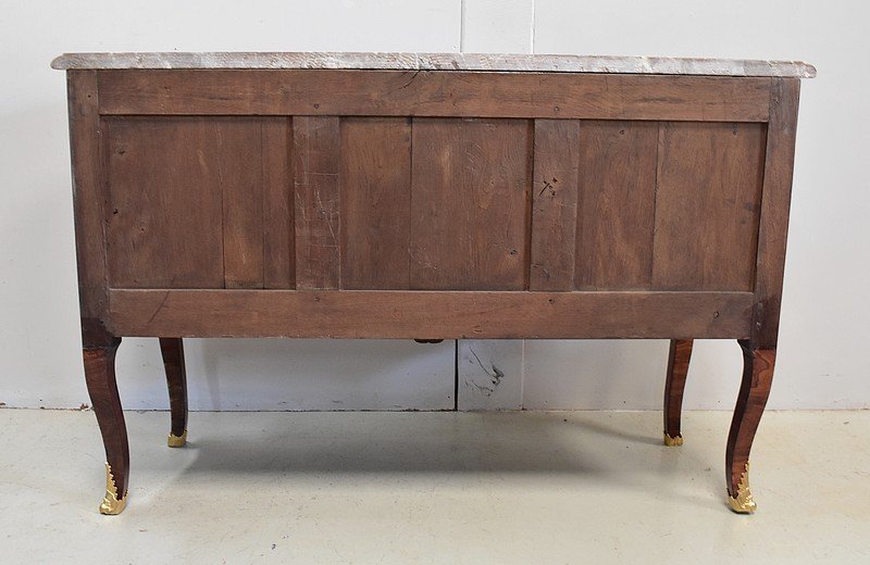 Sideboard Buffet In Violet Wood, Louis XV Style - Late Nineteenth-photo-7