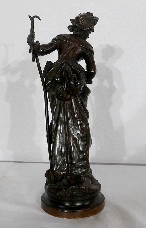  Bronze « Miss Helyett » De A.gaudez – Fin XIXe -photo-8