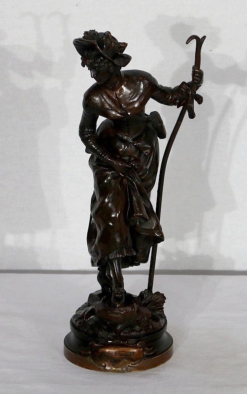  Bronze « Miss Helyett » De A.gaudez – Fin XIXe 
