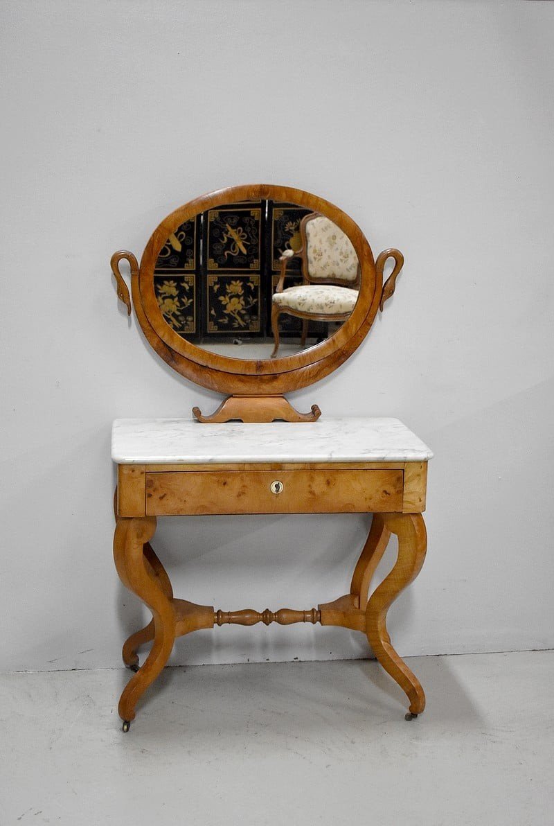 Charles X Dressing Table - XIXth-photo-2