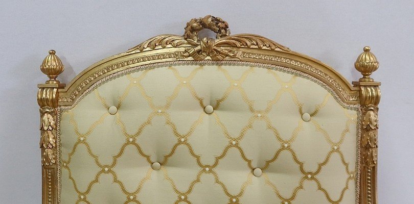  Paire De Fauteuils à La Reine Louis XVI, époque Napoléon III – Milieu XIXème -photo-1