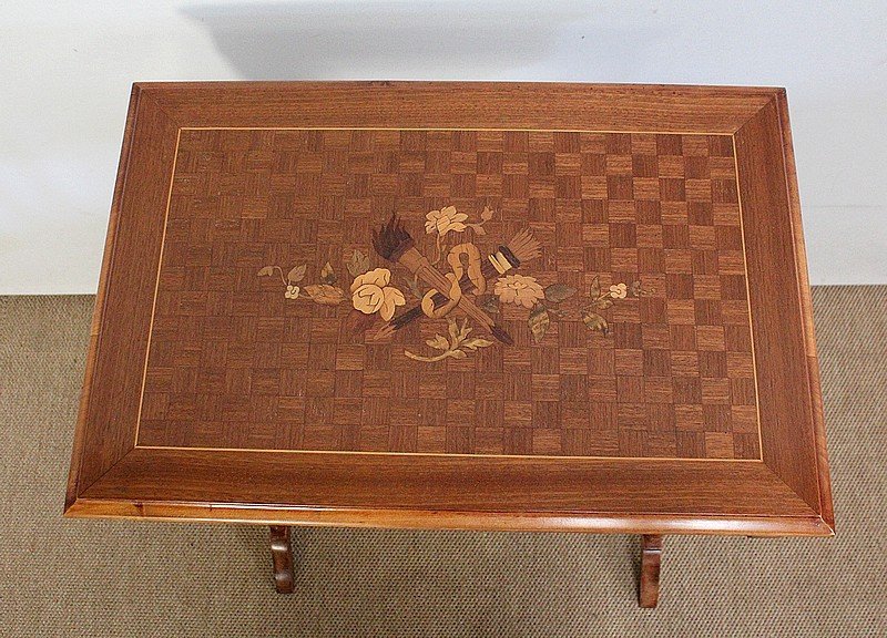 Nesting Tables In Marquetry - Period 1900-photo-2