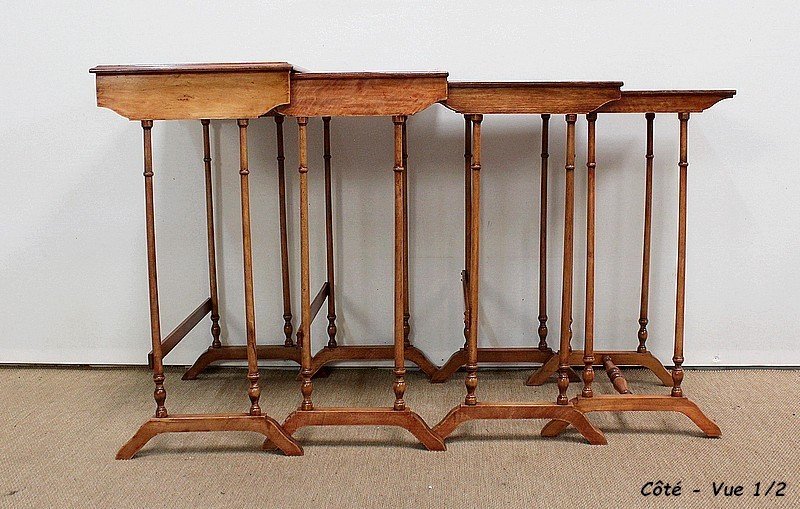 Nesting Tables In Marquetry - Period 1900-photo-6