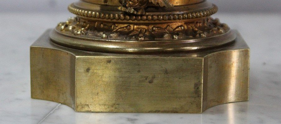  Paire De Vide-poches En Bronze à Deux Patines, Goût Louis XVI – Début XIXe -photo-8