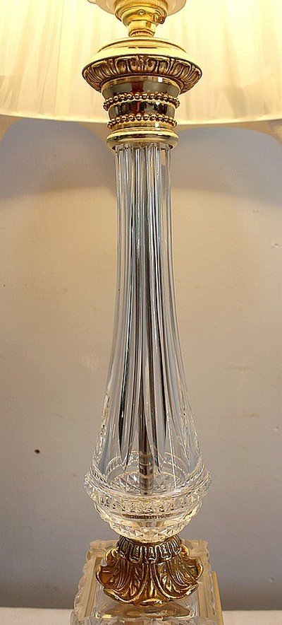 Cut Crystal Lamp, In The Restoration Taste - 1940-photo-4