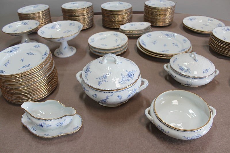Porcelain Table Service From Luneville Twentieth-photo-3
