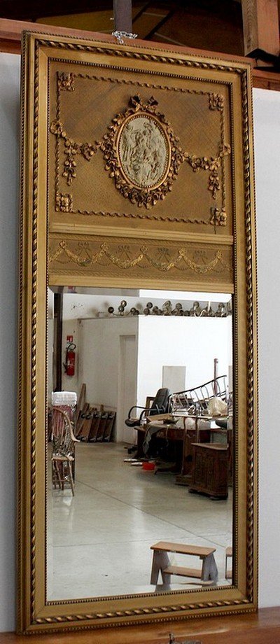  Miroir Trumeau, Goût Louis XVI – 1900 -photo-2