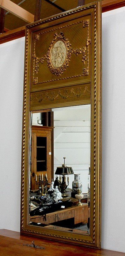  Miroir Trumeau, Goût Louis XVI – 1900 -photo-3