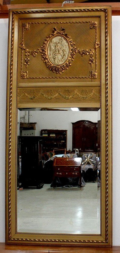 Miroir Trumeau, Goût Louis XVI – 1900 