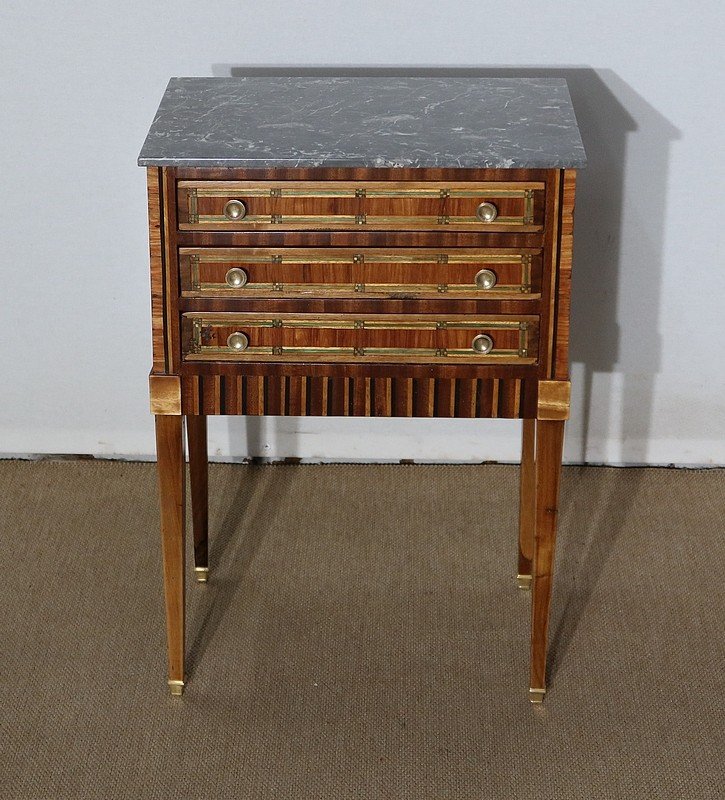 Small Salon Table In Precious Wood, Louis XVI - Early Nineteenth-photo-3