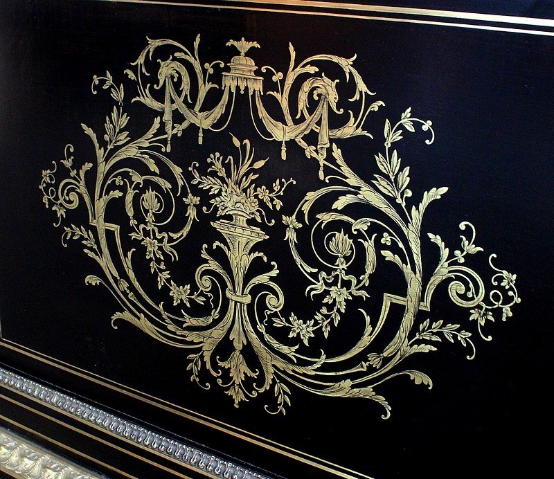  Importante Bibliothèque, époque Napoléon III – Milieu XIXe -photo-3
