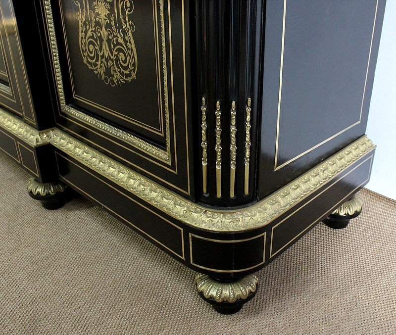  Importante Bibliothèque, époque Napoléon III – Milieu XIXe -photo-4