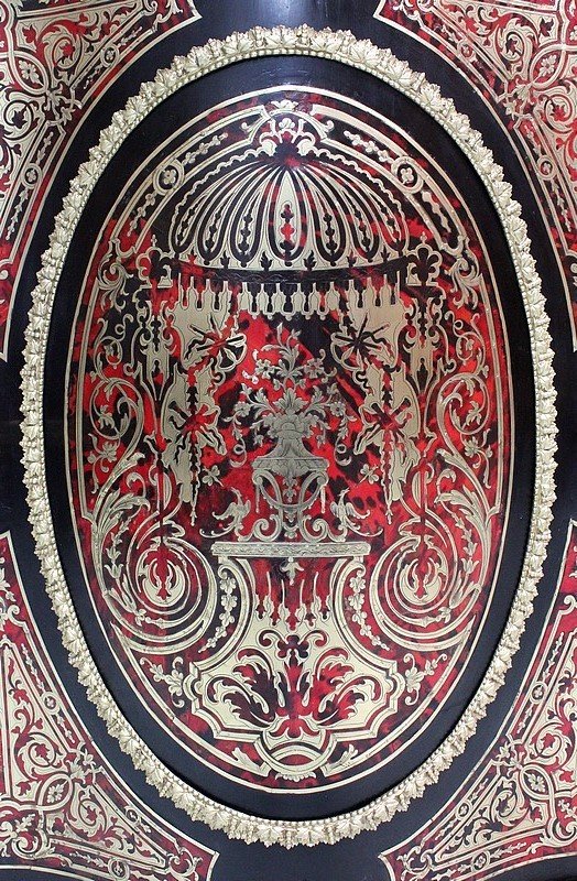  Meuble En Marqueterie `boulle`, époque Napoléon III - Milieu XIXe -photo-2