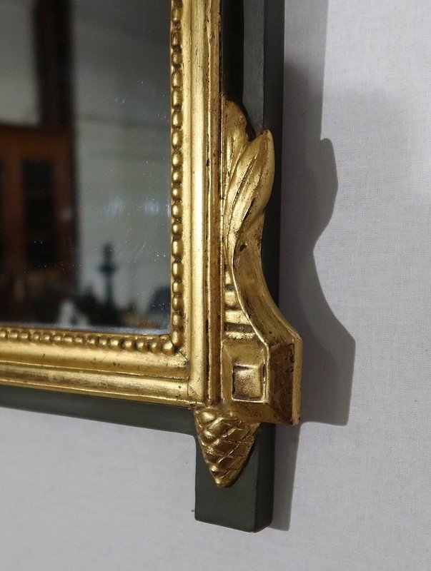 Golden Wood Mirror, Louis XVI Style - Early Twentieth-photo-4