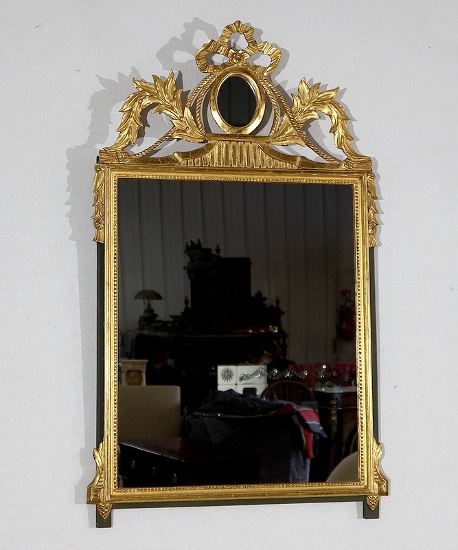 Golden Wood Mirror, Louis XVI Style - Early Twentieth