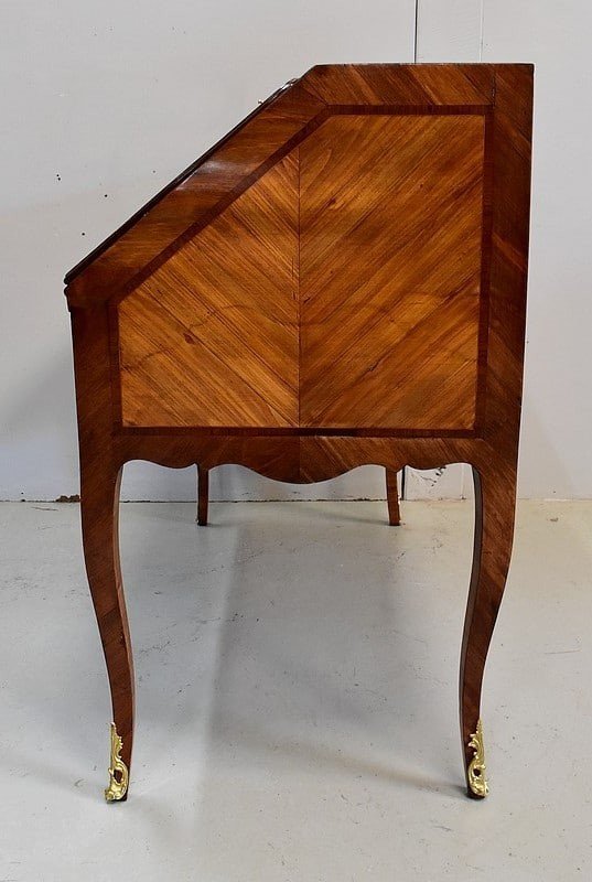 Sloping Desk In Mahogany And Rosewood, Regency Period - Louis XV - XVIIIth-photo-6