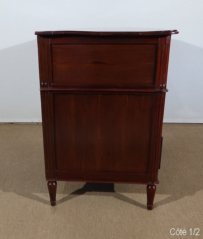 Rare Commode En Amarante Massif, époque Louis XVI – XVIIIe-photo-5