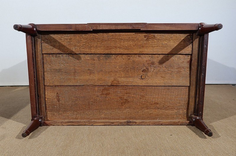 Rare Commode En Amarante Massif, époque Louis XVI – XVIIIe-photo-8