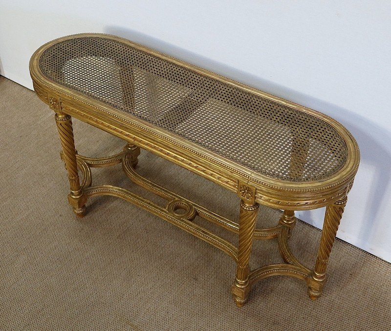 Piano Bench, Louis XVI Taste, Napoleon III Period - 2nd Part Of The Nineteenth-photo-3