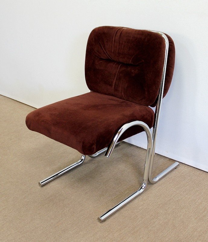Suite Of 4 Armchairs Douglas Furniture - 1970s-photo-2