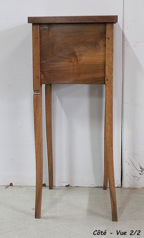 Small Curtain Table, In Solid Walnut - Nineteenth-photo-6