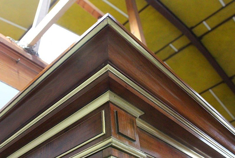 Library Of Parquet In Mahogany From Cuba, Louis XVI Style - Late Nineteenth-photo-1