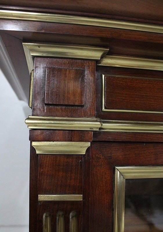 Library Of Parquet In Mahogany From Cuba, Louis XVI Style - Late Nineteenth-photo-2