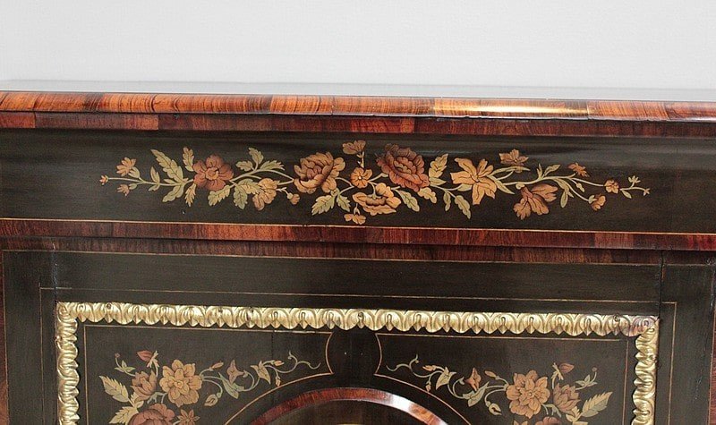 Pair Of Napoleon III Inlaid Furniture Nineteenth-photo-6