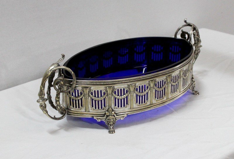 Centerpiece In Silver Metal - 2nd Part Nineteenth-photo-2