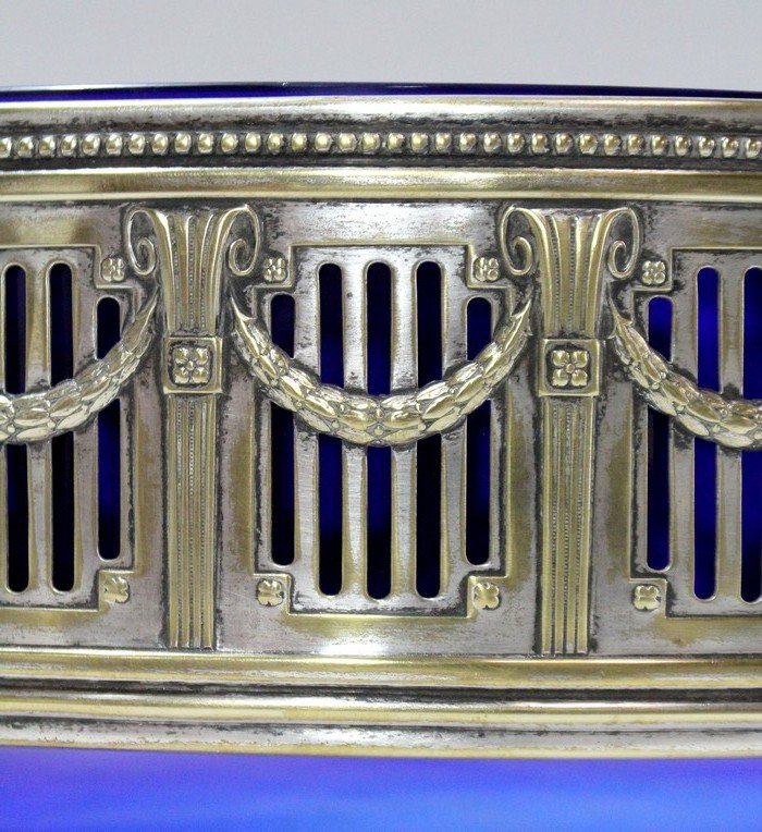 Centerpiece In Silver Metal - 2nd Part Nineteenth-photo-2