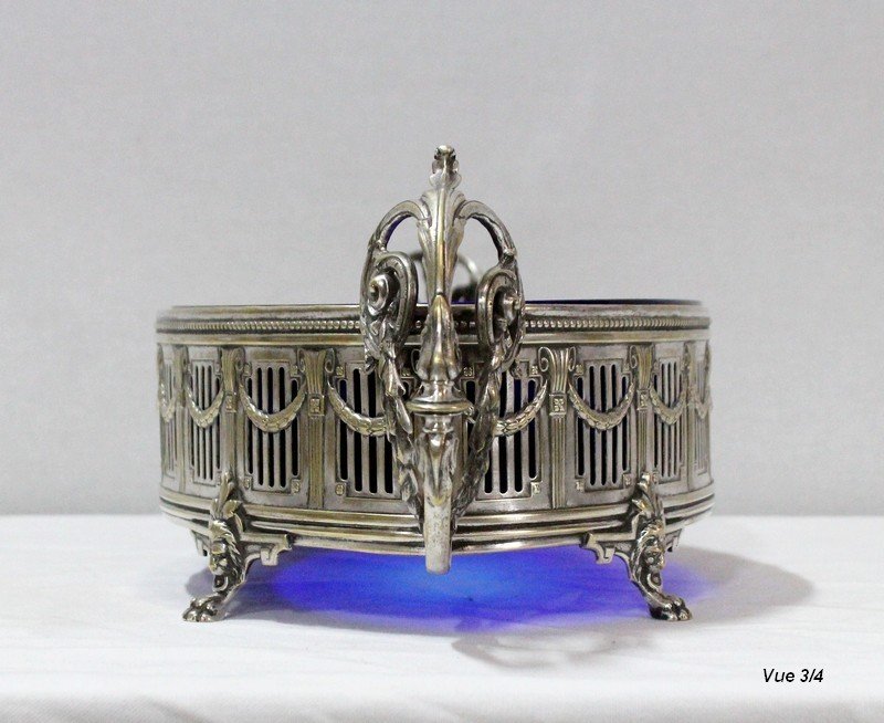 Centerpiece In Silver Metal - 2nd Part Nineteenth-photo-5