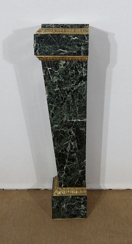  Gaine Sellette En Marbre, Style Louis XVI – Fin XIXe -photo-7