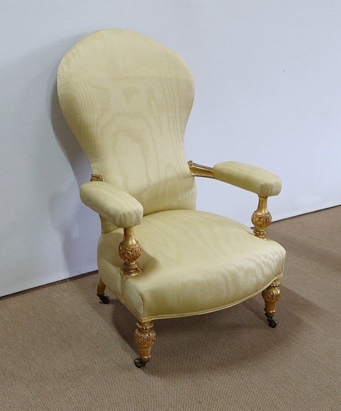  Important Fauteuil En Bois Doré Restauration – Début XIXe 