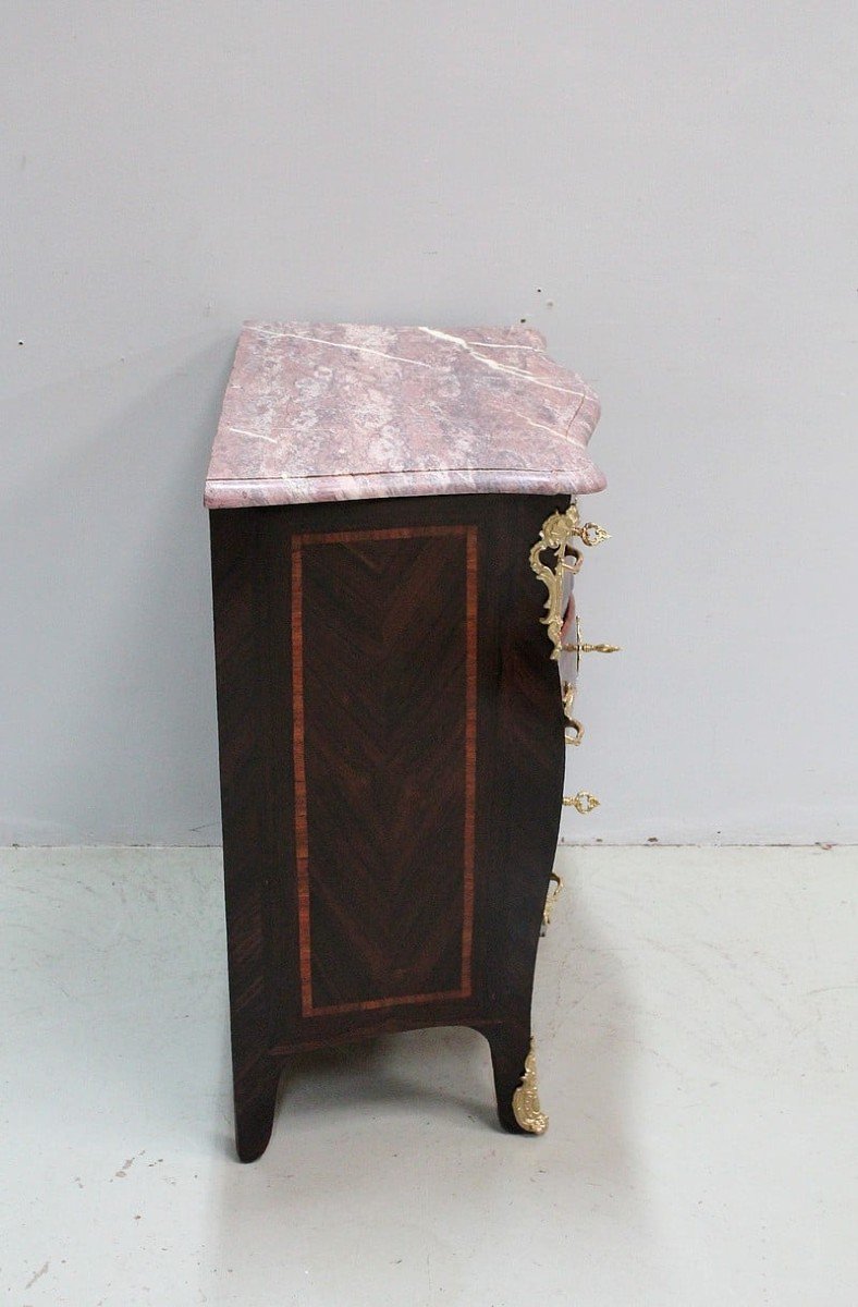  Petite Commode d'Enfant Louis XV Estampillée J. Tuart - XVIIIème -photo-4