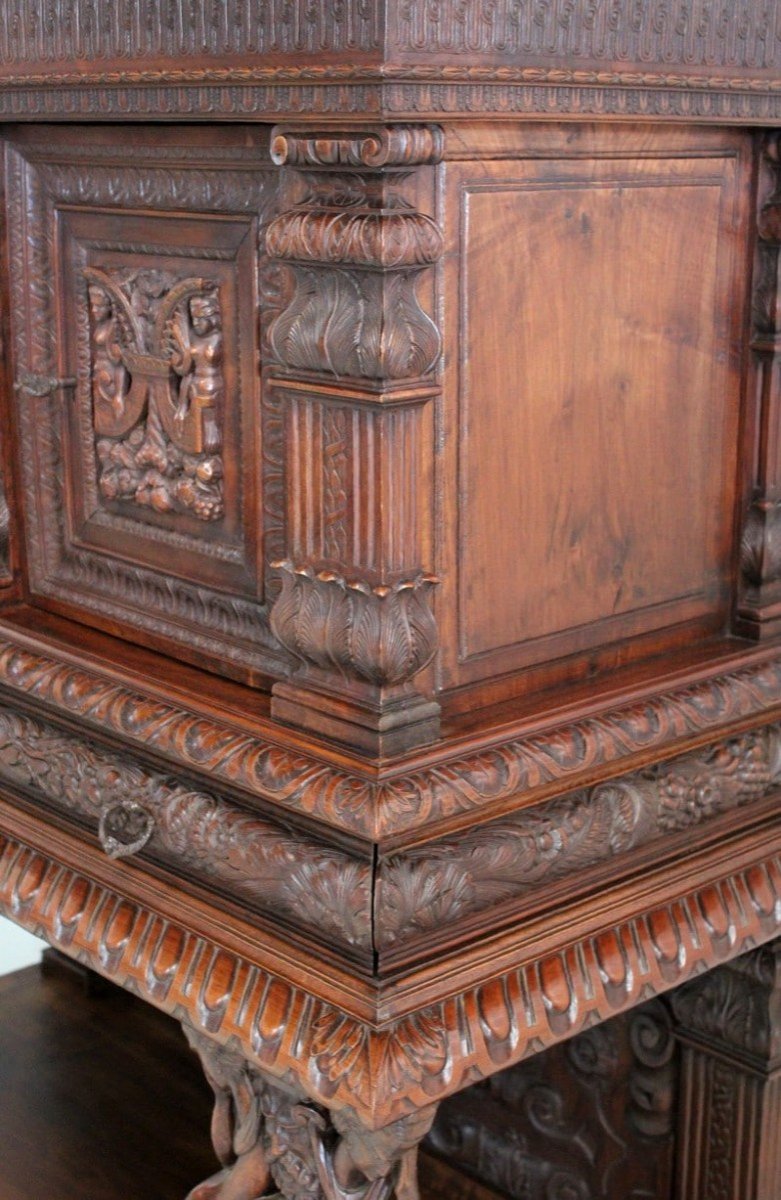 Credenza Cabinet Renaissance Taste - XIXth-photo-1