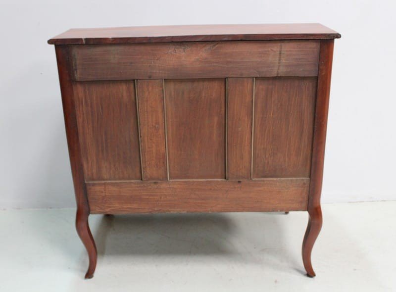  Bureau De Pente Louis XV d'Armateur En Acajou - Région Nantaise XVIIIe -photo-8