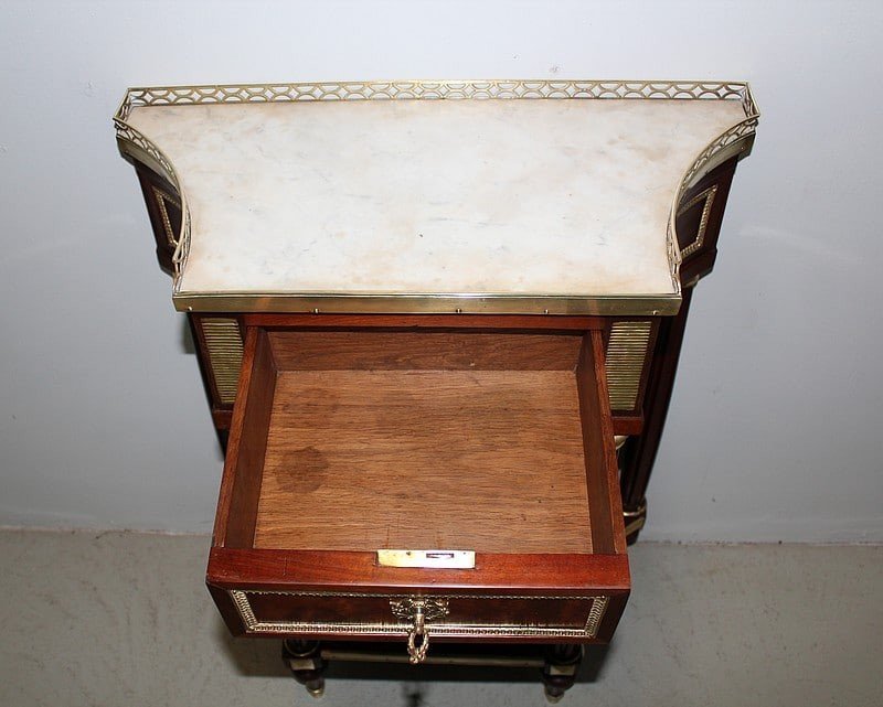 Console Louis XVI Mahogany Eighteenth-photo-3