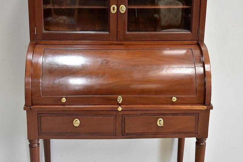 Bonheur Du Jour Cylinder Louis XVI - XVIIIth-photo-1