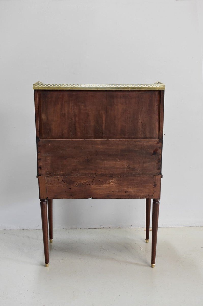 Bonheur Du Jour Cylinder Louis XVI - XVIIIth-photo-3