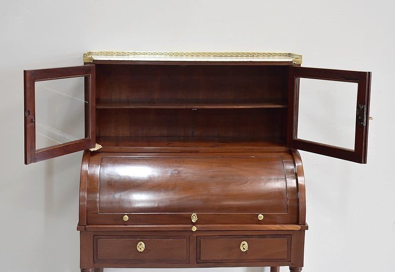 Bonheur Du Jour Cylinder Louis XVI - XVIIIth-photo-6