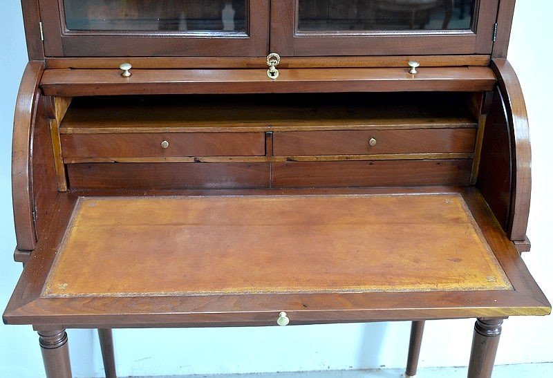 Bonheur Du Jour Cylinder Louis XVI - XVIIIth-photo-7