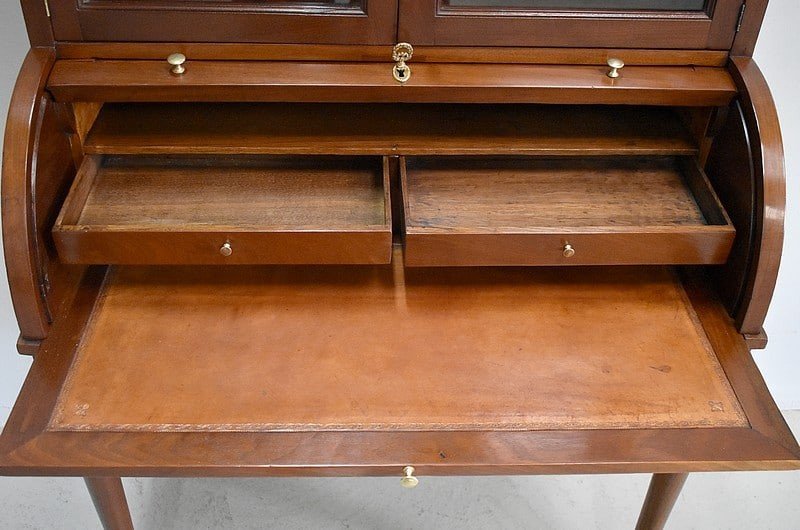 Bonheur Du Jour Cylinder Louis XVI - XVIIIth-photo-8