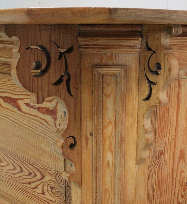 Authentic Trade Counter In Natural Pine - 1900-photo-4