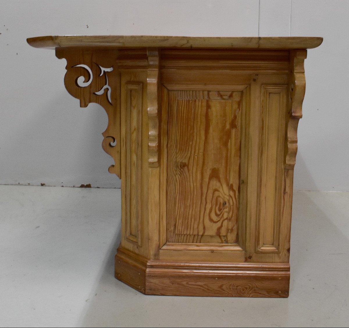 Authentic Trade Counter In Natural Pine - 1900-photo-4